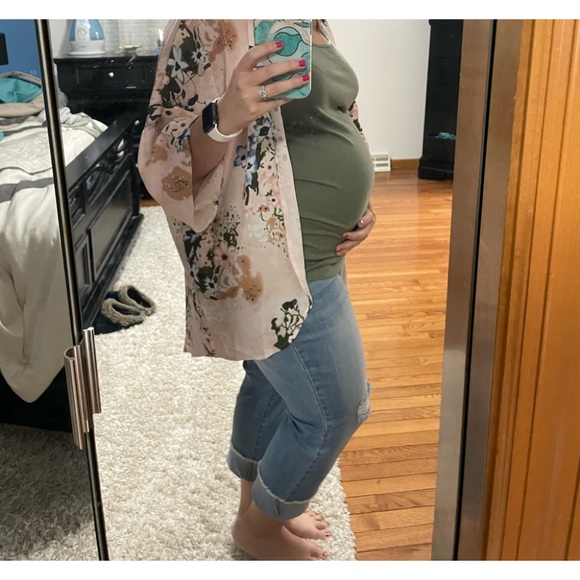Maternity crop jeans - Picture 1 of 4
